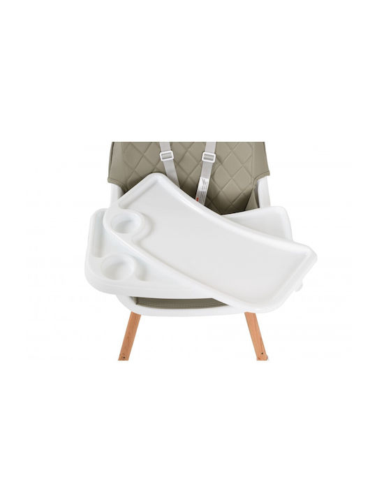 Cangaroo Gelato Highchair 2 in 1 with Adjustable Height Gray