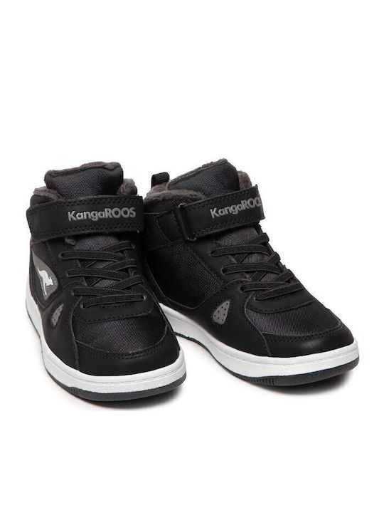 Kids Sneakers High with Scratch Black