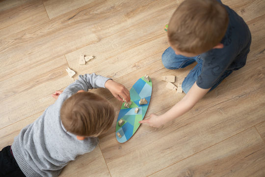 Board Game Αλεπούδες VS Κουνελάκια for 2 Players 4+ Years Old BS Toys