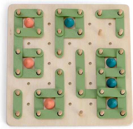 Επιτραπέζιο Παιχνίδι Dots & Boxes για 2 Παίκτες 6+ Ετών (EN) BS Toys
