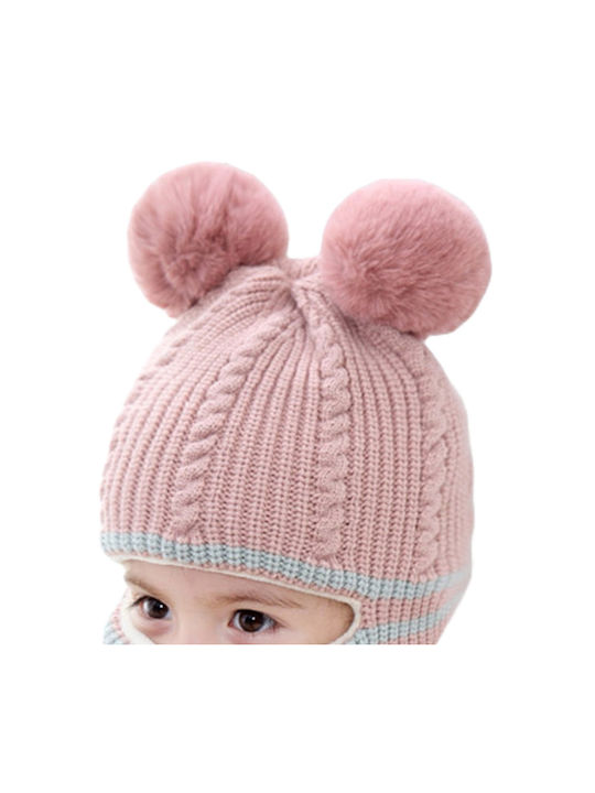 TakTakBaby Kids Beanie Knitted Pink