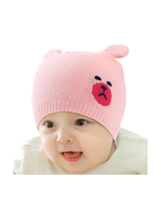 TakTakBaby Kids Beanie Knitted Pink