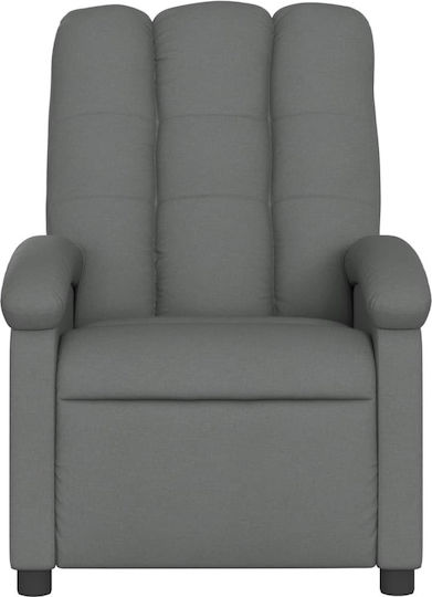 Relaxsessel mit Fußhocker Dark Grey 70x93x101cm