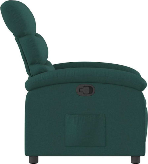 Фотьойл Relax С поставка за крака Dark Green 70x92x99.5см