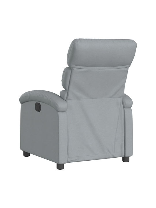 Relaxsessel mit Fußhocker Light Grey 70x92x99.5cm
