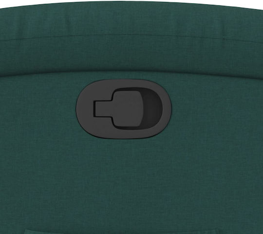 Фотьойл Relax С поставка за крака Dark Green 70x92x99.5см