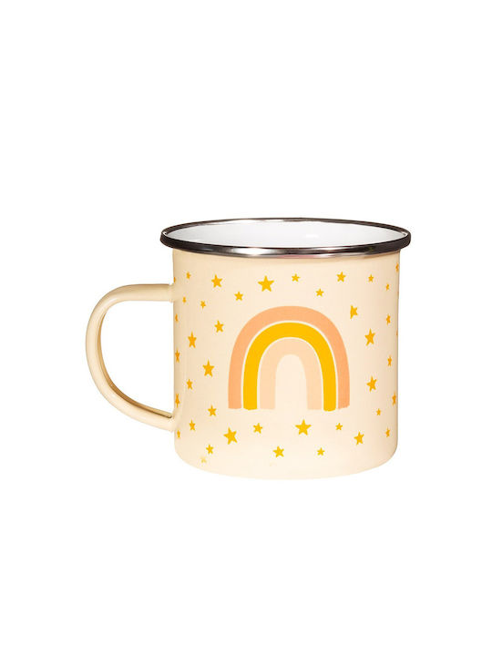 Sass & Belle Earth Rainbow Metallic Cup Orange