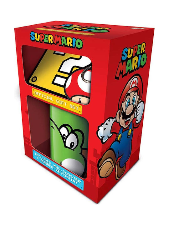 Pyramid International Super Mario Yoshi Set Κούπα Κεραμική Πολύχρωμη