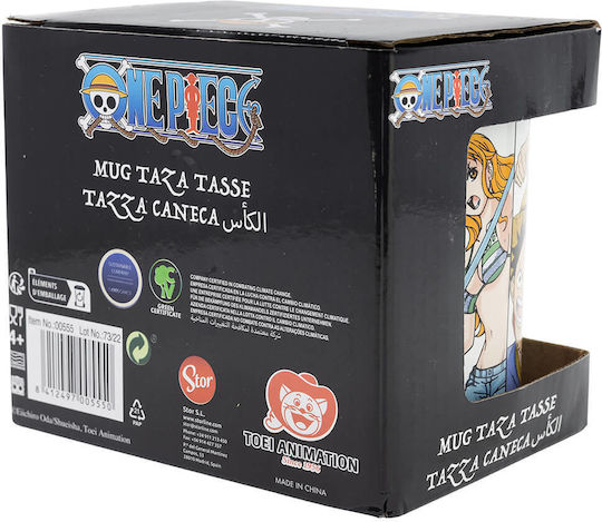 Stor One Piece Crew Battle Becher Keramik Mehrfarbig 325ml