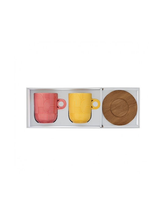 Easy-Life Porcelain Cup Multicolour 350ml 2pcs