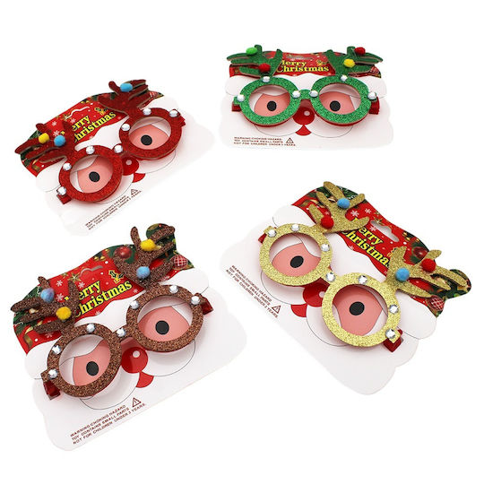 Weihnachts-Brillen mit Muster Rentier