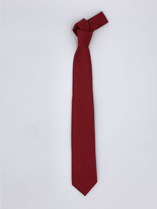 Pako Lorente Men's Tie Monochrome Burgundy