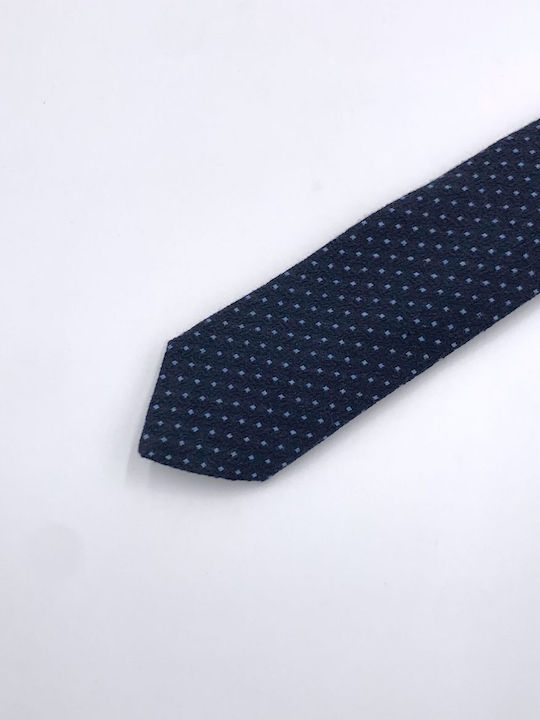 Pako Lorente Men's Tie Monochrome Navy Blue