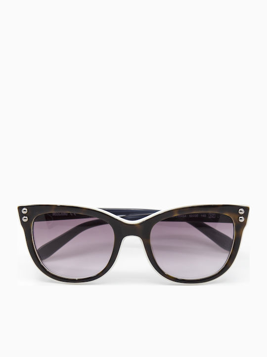 Moschino Women's Sunglasses with Brown Plastic Frame MO 723 04