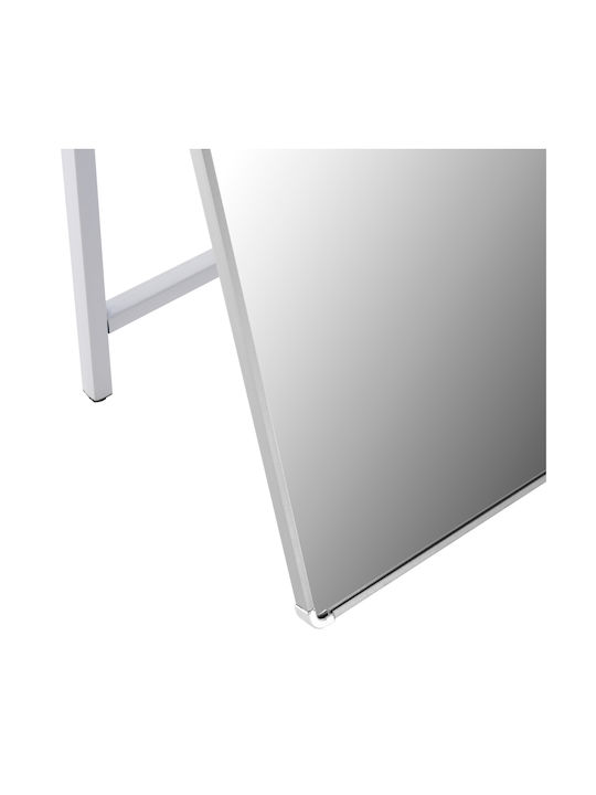 Freebox Boden- oder Standspiegel Gewölbt mit Silber Aluminium Rahmen 160x40cm