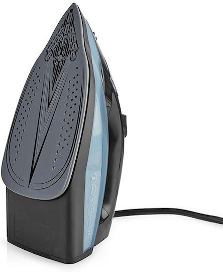 Nedis Steam Iron 2600W with Ceramic Plate and Continuous Steam Supply 25g/min