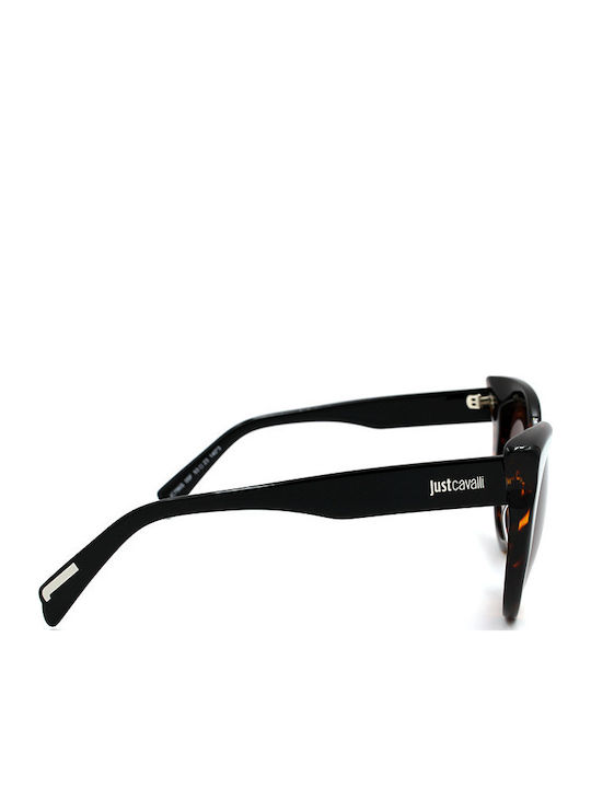 Just Cavalli Women's Sunglasses with Brown Tartaruga Plastic Frame JC786S 05F