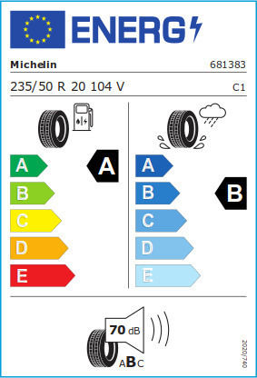 Michelin Primacy 235/50R20 104V XL Лято Гума