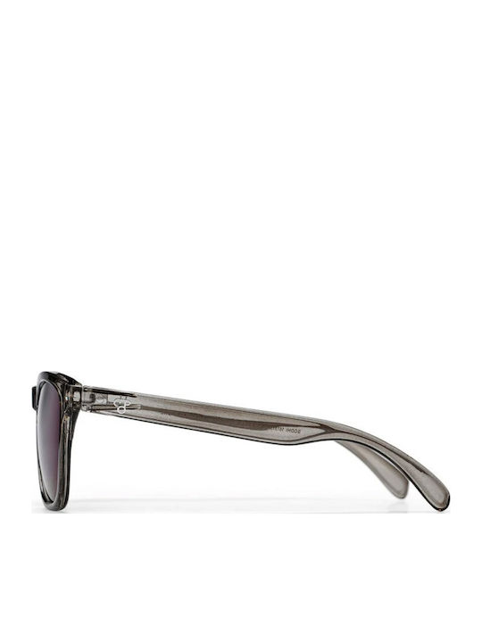 Chpo Bodhi Unisex Γυαλιά Ηλίου με Γκρι Κοκκάλινο Σκελετό και Γκρι Polarized Φακό 16131SA