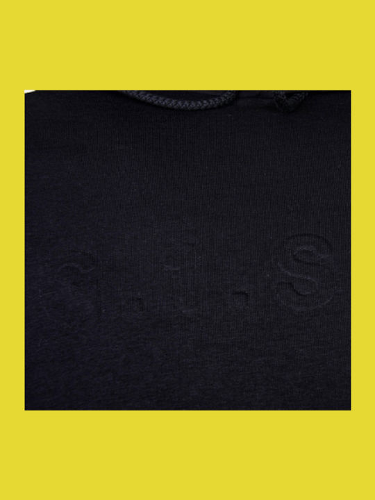 Sweatshirt with Hood Black