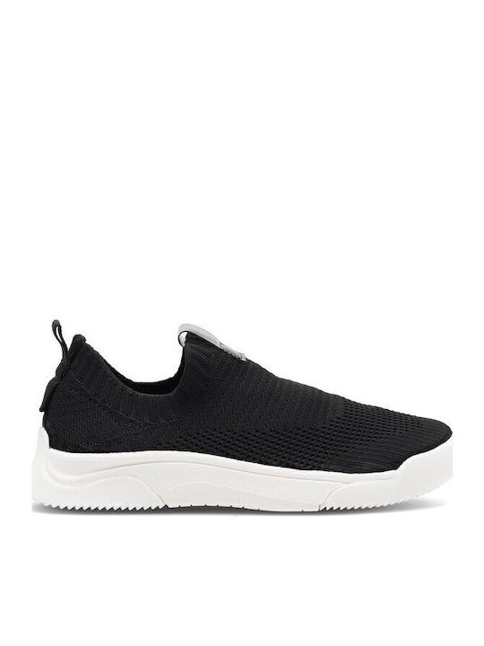 Детски маратонки Low Slip-on Черни