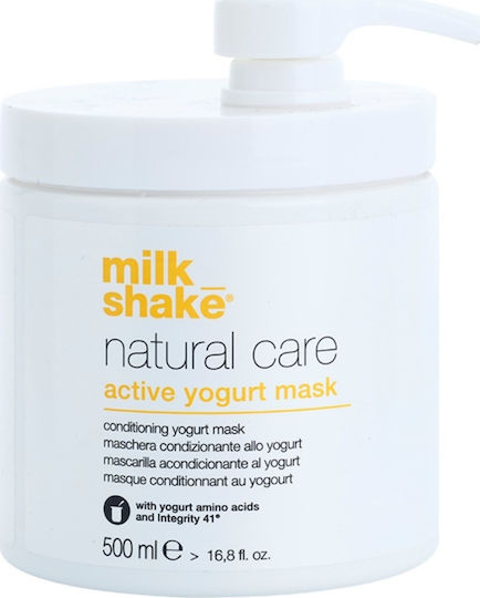 Milk Shake Natural Care Active Yogurt Μάσκα Μαλλιών για Ενυδάτωση 500ml