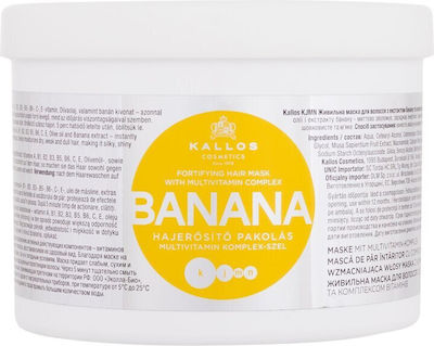 Kallos Banana Haarmaske für Stärkung 500ml