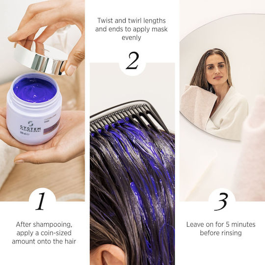 System Professional Luxeblond LB3 Μάσκα Μαλλιών για Διατήρηση Χρώματος 400ml