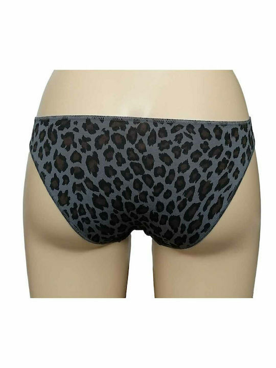 Βαμβακερά Women's Slip 3Pack Black/Beige/Leopard