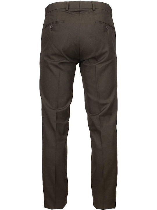 Мъжки панталон Regular Fit Кафяв