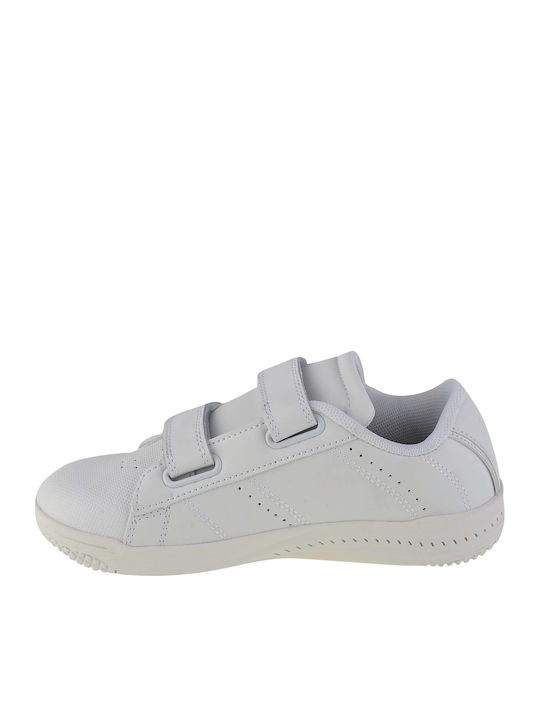 Play Jr Kids Sneakers with Hoop & Loop Closure White
