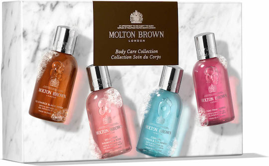 Molton Brown Woody And Floral Body Care Collection Комплект за грижа за кожата за Почистване на тялото 4 бр 4бр