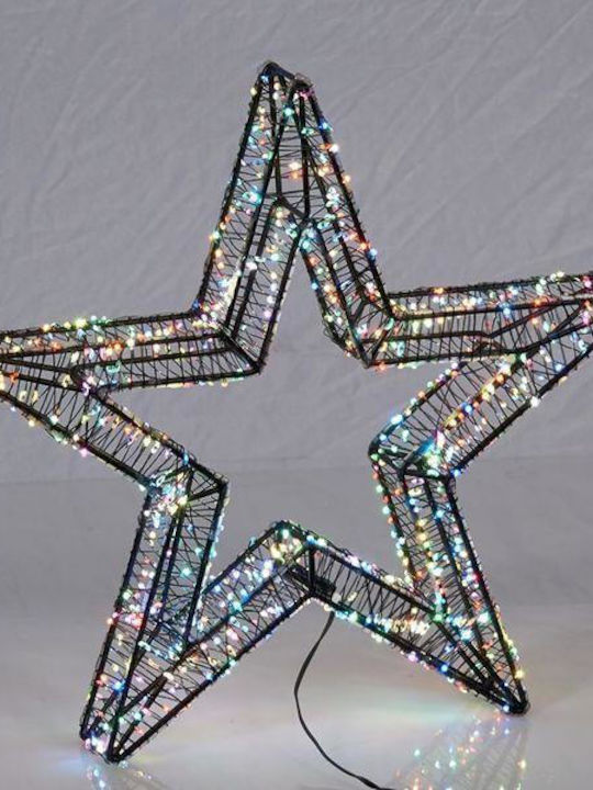 TnS Weihnachtlicher Dekorativer Anhänger Stern Beleuchtet Kunststoff 50x50cm 1Stück