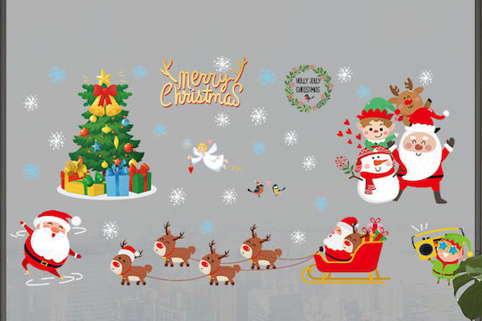 Sticker Display Christmas 1.25m x 65cm 67890-76543456