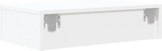 TV-Ständer mit LED-Beleuchtung Weiß M60xT35xH15.5cm