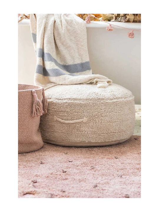 Bean Bag Chair Bolster Waterproof Chill Natural 20x20x50cm