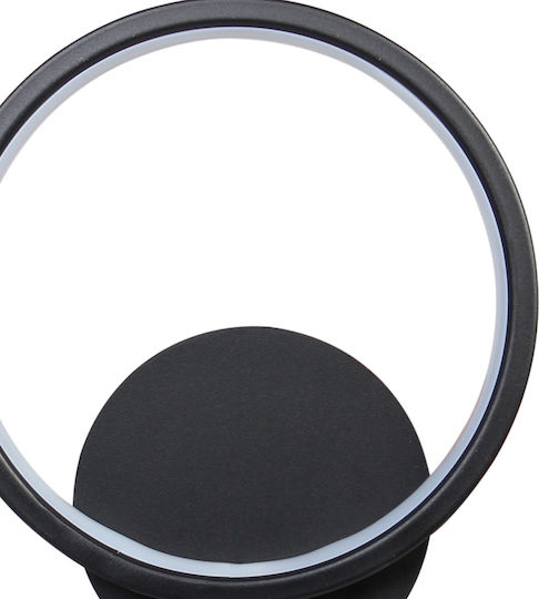 Keskor Lamp Wall with Integrated LED Black 20x5.5x23cm