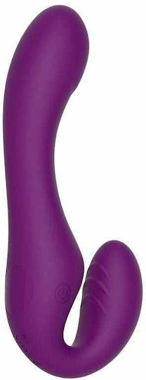 Xocoon Strapless Strap On με Dildo με Δόνηση σε Μωβ Χρώμα