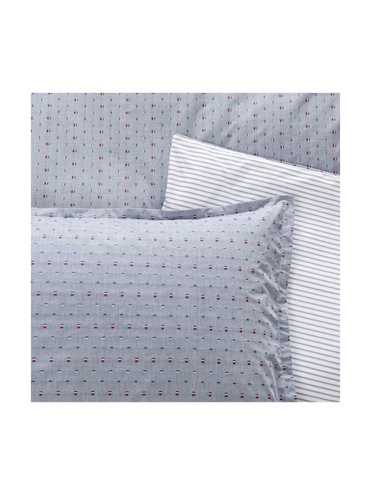 Tommy Hilfiger Sailing Pillowcase Set Oxford Blue 50x80cm.