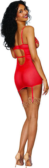 Dreamgirl Sexy Babydoll Κόκκινο