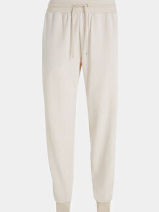 Sweatpants with Elastic Beige.