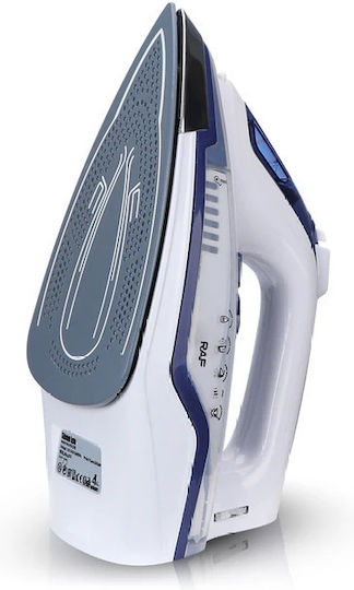 Raf Dampfbügeleisen 2400W mit kontinuierlicher Dampfabgabe 30g/min Red