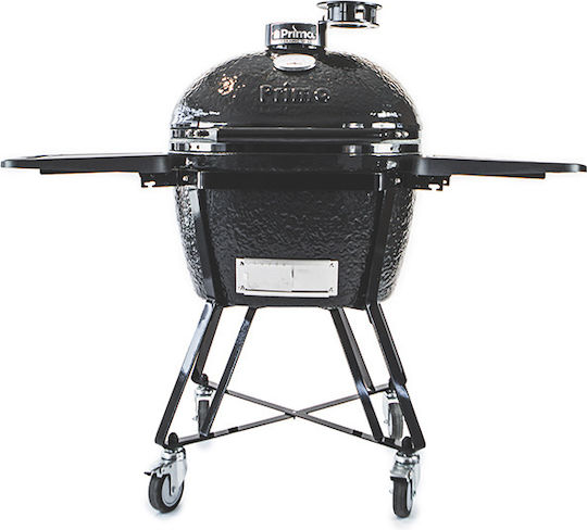 Primo Grills Керамично Барбекю На Въглища Камадо С Капак И Термометър 64x64см