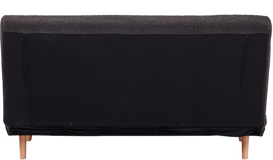 Doppelsitzer Sofa Bett Grau 140x90x81cm