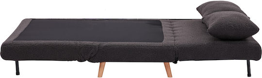 Doppelsitzer Sofa Bett Grau 140x90x81cm