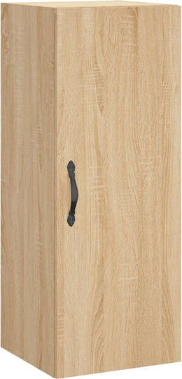 Office Cabinet Wooden Sonoma Oak 34.5x34x180cm