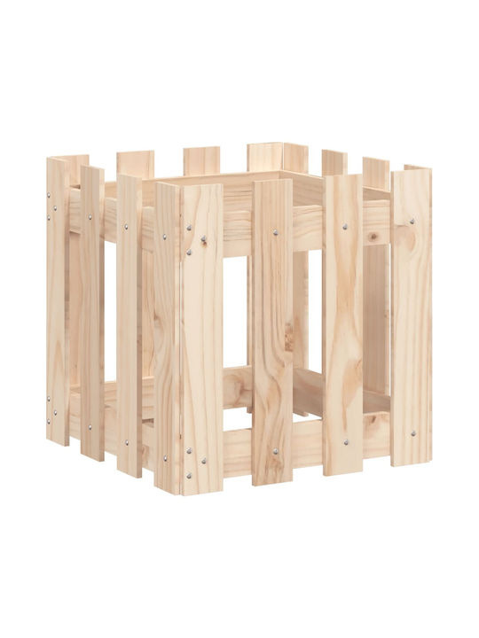 vidaXL Planter Box Lemn Roz 40x40x40cm.