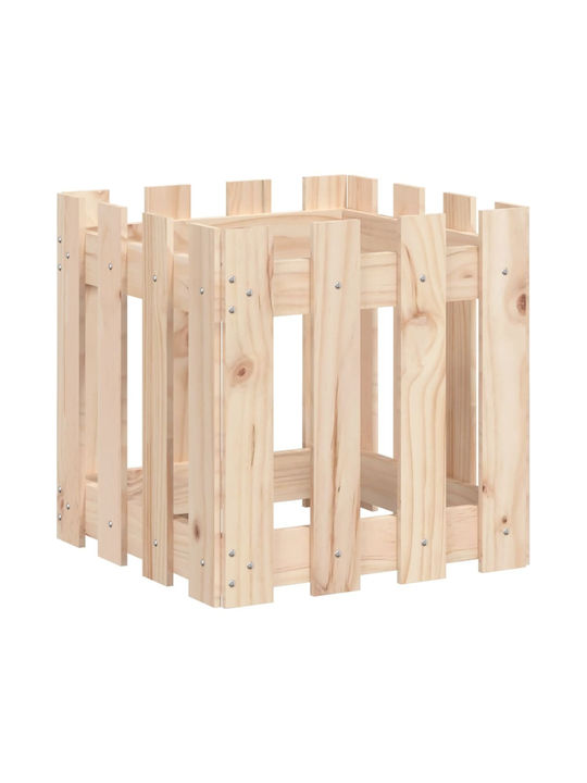 vidaXL Planter Box Lemn Roz 40x40x40cm.