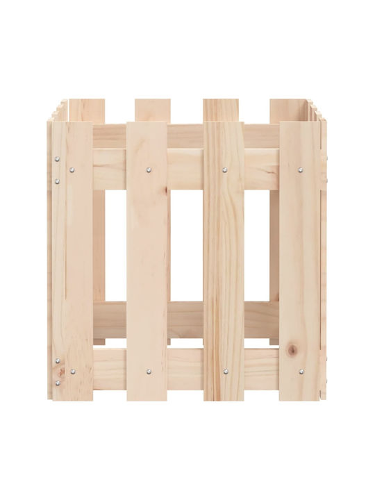 vidaXL Planter Box Lemn Roz 40x40x40cm.