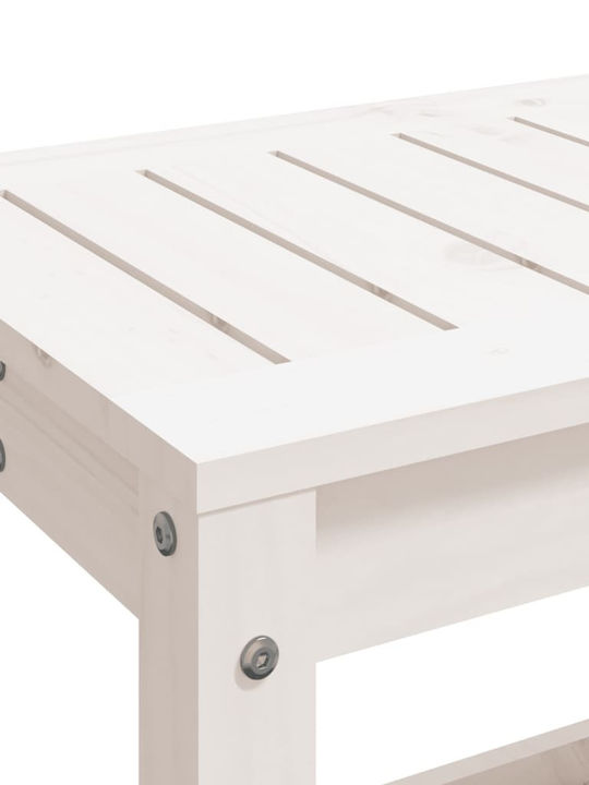 Masiv Bancă Exterior Lemnos 108x35x45cm